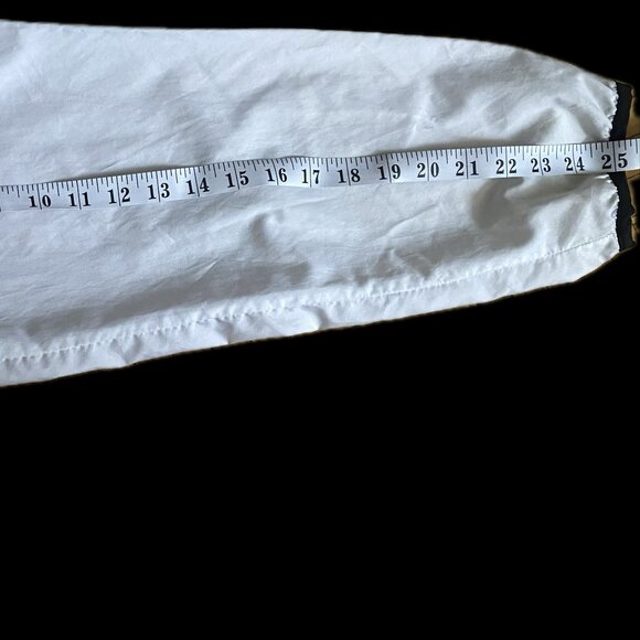 Sidequest '90s White Oversized Casual Windbreaker - Picture 14 of 15